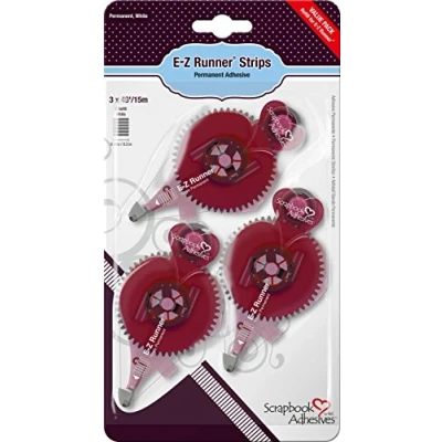 Image de Scrapbook Adhesives by 3L E Z Runner Strips Permanent Value Pack