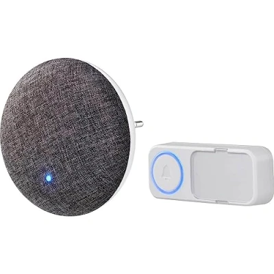 Image de Sonnette sans fil SYGONIX SY 4671640 avec porte nom, lecture de musique personnalisée