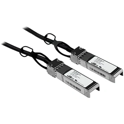 Image de StarTech.com Câble réseau passif SFP+ 10 GbE à connexion directe twinax en cuivre de 1 m compatible Cisco SFP H10GB CU1M (SFPCMM1M)