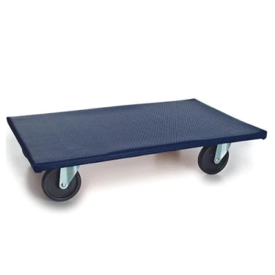 Image de Toolland Plateau Roulant, 4 Roues pivotantes, capacité de Charge 400 kg, Bleu