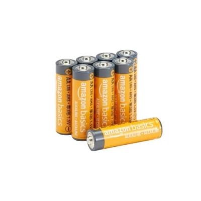 Image de Amazon Basics Piles Alcalines AA 1,5 V pour le quotidien Lot de 8 (le visuel peut différer)