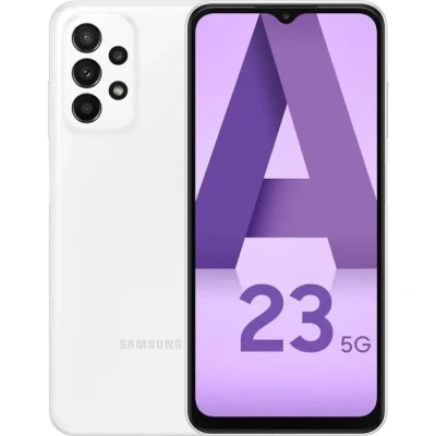 Image de Samsung Galaxy A23 5G SM A236B 16,8 cm (6.6 ) Double SIM Android 12 USB Type C 4 Go 128 5000 mAh Blanc Neuf