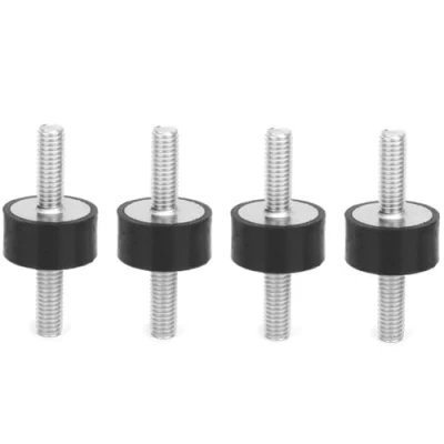 Image de Boulon à vis 4 pièces M6 supports en caoutchouc mâle anti vibration Silentblock bobines de bateau voiture(VV20*10 M6*18)