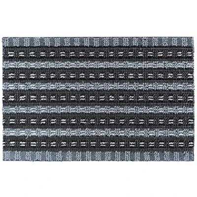 Image de ID Mat Solido Tapis Paillasson, Fibres endos polypropylène, Noir, 40 x 60 cm
