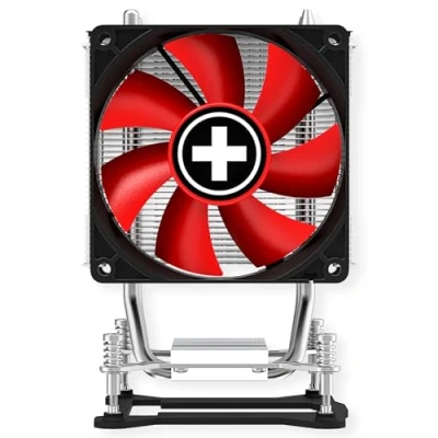 Image de Xilence I402 ventilateur CPU Tower Intel, LGA 1150/1151/1155/1156/1700/1200, 130W TDP, PWM silencieux de 92 mm, installation facile, idéal pour PC Gaming/Office/Home, argent