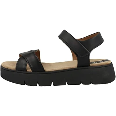 Image de Geox Femme D Dandra 40 Sandal, Noir, 39 EU