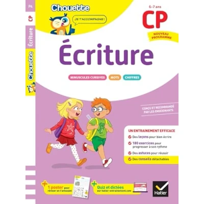 Image de Ecriture CP Cahier de soutien nouveau programme Leçons et exercices corrigés (Broché)