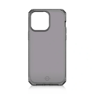 Image de Coque Renforcée Apple iPhone 14 Pro Spectrum Clear R 100% Plastique recyclé Transparente Noire Itskins Neuf