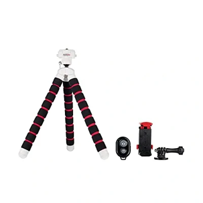 Image de Datacolor Spyder Tripod Pro Un trépied Appareil Photo et Smartphone Flexible avec télécommande Universelle pour Une expérience Ultime de Capture vidéo en Main Libre