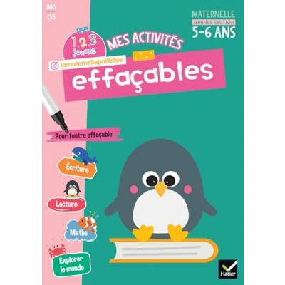Image de Mes activités effaçables Grande Section: 1, 2, 3 Jouons !