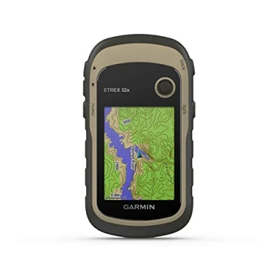 Image de Garmin eTrex 32x GPS de randonnée avec cartographie TopoActive Europe préchargée routes et sentiers routables Compas électronique altimètre barométrique Vert