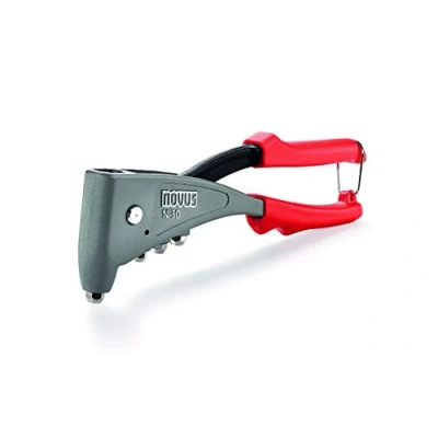 Image de Novus Pince à riveter N 30 rivets aveugles professionnelle et ergonomique Riveteuse manuelle en aluminium acier robuste, poignée verrouillable