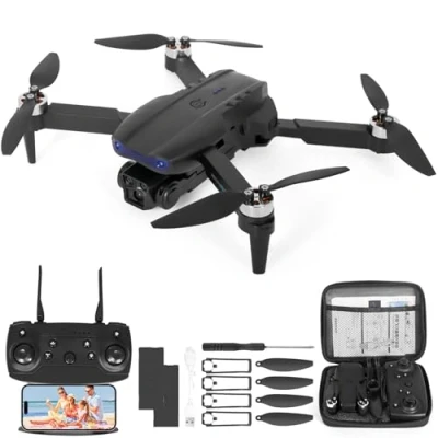 Image de Drone pour Enfant avec Caméra 720P HD, Quadricoptère FPV WiFi Télécommandé, Mode sans Tête, Maintien d&#039;Altitude, 360Flips, Cadeau et Jouet ou Débutant, Noël sale manger décoration