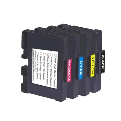 Image de Teng Lot de 4 cartouches d&#039;encre compatibles avec Ricoh Aficio GC 41XL 41 XL Compatible SG2100N SG3100SNW SGK3100DN SG3110DN SG3110DNW SG3110SFNW SG3120BSFNW SG3120BSF SG711000DN