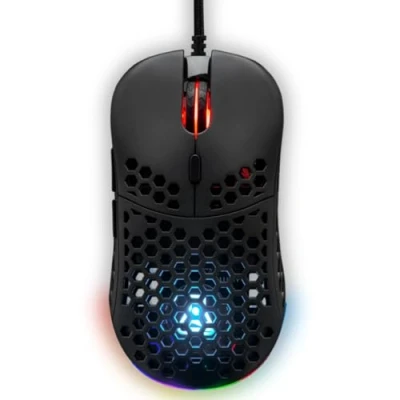 Image de The G Lab Kult Oxygen Souris Gamer sans Fil Haute Performance 12 800 DPI Batterie Longue Durée, RGB 100% Personnalisable, 6 Boutons Programmables, Ambidextre Noire New