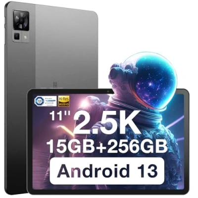 Image de DOOGEE T30 Pro Tablette Android 13, 11 Pouces 2.5K tactiles, 15+256GB/ 8580mA/20 MP+8MP/Helio G99/Dual 4G LTE+5G WiFi/Widevine L1/Type C/OTG/GPS