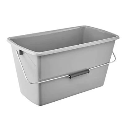 Image de keeeper Seau de Nettoyage Bent, 13 L, Rectangulaire, Polypropylène, 42 x 22 22,5 cm, Nordic Grey