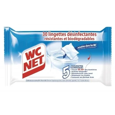 Image de WC NET Lingettes Desinfectantes 30 le Lot De 4