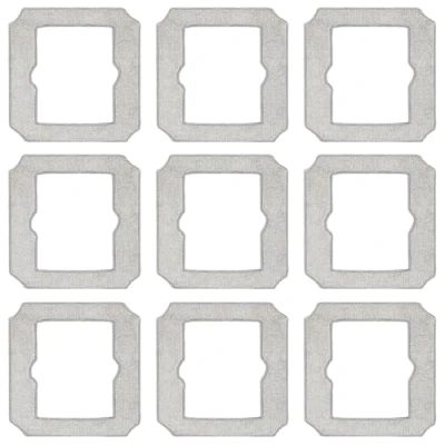 Image de Lot de 9 chiffons lavables pour robot nettoyeur vitres ECOVACS Winbot Mini, W CC02 0012