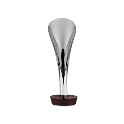 Image de Alessi Lily MW71 Brûle Encens en Acier Inoxydable 18/10 et Bois, 9.5 x 26.5