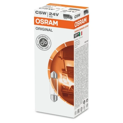 Image de OSRAM ORIGINAL LINE 6423 Ampoule, feu éclaireur de plaque 24 5 C5W SV8.5 8 RENAULT TRUCKS: Mascott Сamion à Plateau / Сhâssis