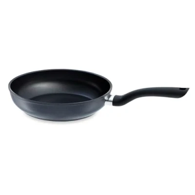 Image de Fissler Cenit Poêle à Frire en Aluminium avec Revêtement (Ø 24 cm) Anti Adhésif, pour Tout Type de Feu Y Compris l’Induction, Noir