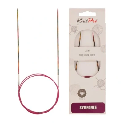 Image de KnitPro KP20361 Symphonie Aiguille Circulaire Fixe Bois Multicolore 22 x 1,2 11,2 cm