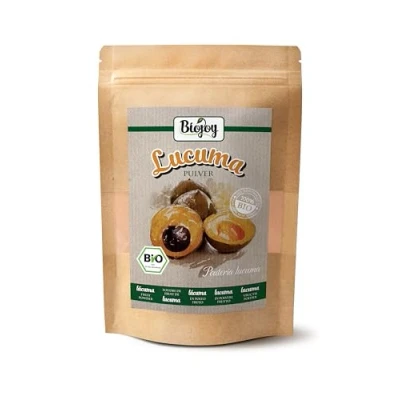 Image de Biojoy Lucuma en poudre BIO (250 g), Crue, naturelle et pure (Pouteria lucuma)