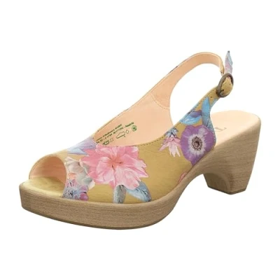 Image de THINK! Zeppa Durable,Sandale Slingback Femme,Ananas 9010,40 EU