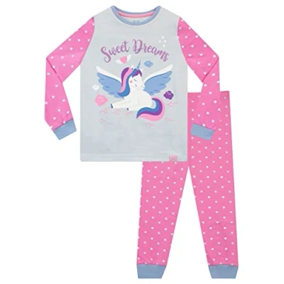 Image de Harry Bear Ensemble De Pyjamas Fille Licorne Bien Ajusté Rose 5 6 Ans