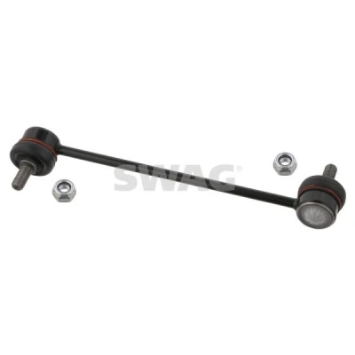 Image de SWAG 90 93 2066 Biellette de barre stabilisatrice Essieu avant gauche 230 M10 x 1,25 avec écrou autobloquant Acier noir HYUNDAI: i10 I
