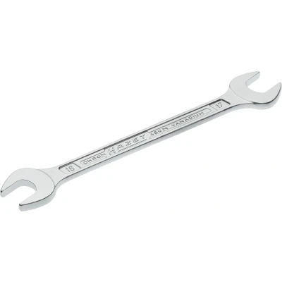Image de HAZET 450N 16X17 Clé à fourche double 205,7 Acier chrome vanadium chromé