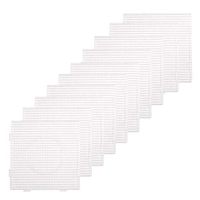 Image de Vaessen creative Plaques pour Perles à Repasser Carré 14,5 x cm 10 pcs Emboitable Résistant la Chaleur Bijoux, Decorations DIY et Loisirs Créaifs
