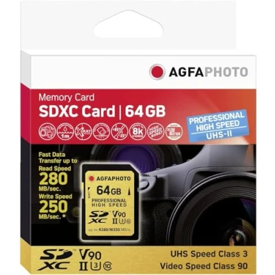 Image de AgfaPhoto 10621 mémoire flash 64 Go MicroSDXC UHS I Classe 10 Neuf