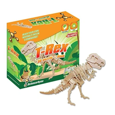 Image de Science4you 4 t Rex 3D Puzzle éducatif Science Jouet TIGE