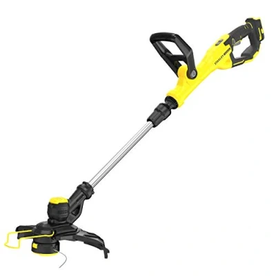 Image de STANLEY FATMAX coupe bordures à batterie Lithium, largeur de 33 cm, vitesse réglable, double poignée 18 V 4,0 Ah, SFMCST933M1 QW