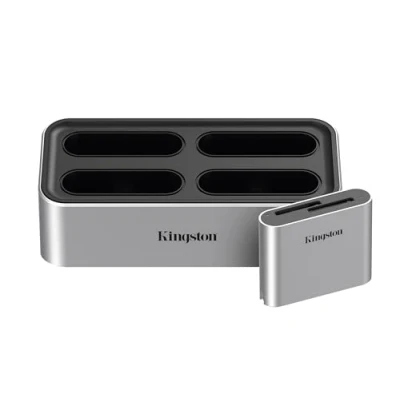 Image de Kingston Workflow Station Dock et lecteur SD USB 3.2 Gen2 Dual Slot SDHC/SDXC UHS II WFS S