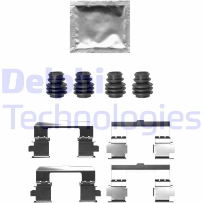 Image de DELPHI LX0697 Kit d&#039;accessoires, plaquette de frein à disque MAZDA: CX 5 II, I