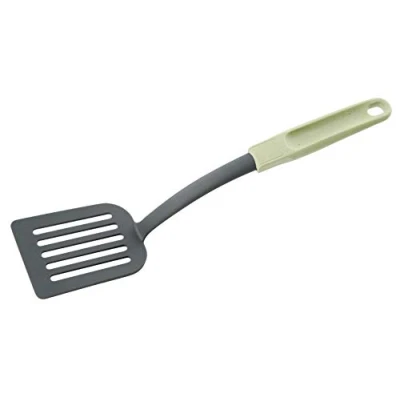 Image de Fackelmann Spatule ajourée, Vert Menthe/Gris Clair, 33 cm