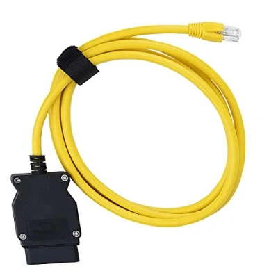 Image de Câble OBD vers Ethernet, ENET RJ45 Outils de connecteur Ethernet interface OBD2 codage F Series 2 m