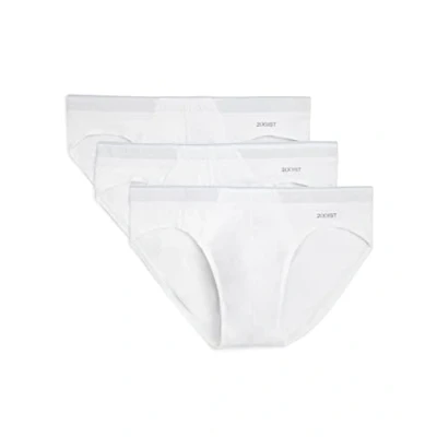 Image de 2(X)IST Lot de 3 Slips Invisibles en Coton Stretch pour Homme, Blanc Sliq, XL