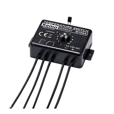Image de Interrupteur thermique (kit monté) Kemo M169A 12 V/DC 0 100 C 1 pc(s)