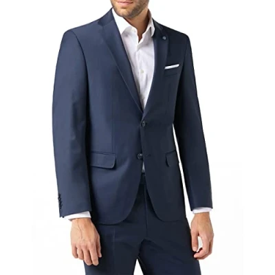 Image de Pierre Cardin 42253 810 14001 3150 Blazer, Bleu, 52 Homme