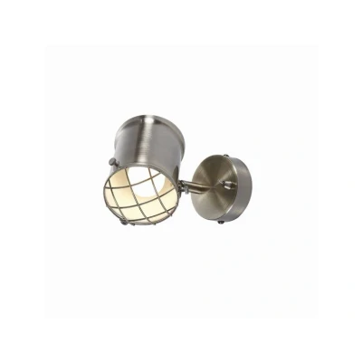 Image de Lindby Spot mural Ebbi dimmable en laiton ancien