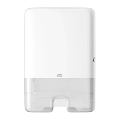 Image de Tork Xpress Distributeur murale pour essuie mains interfoliés blanc H2, distribution feuille à feuille, gamme Elevation, 552000
