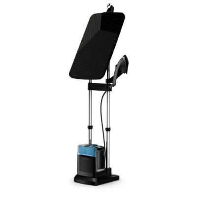 Image de Rowenta QR2021 QR2021D1 Garment MULTIFUNCT, Plaque en Acier Inoxydable, 1.1 liters, Bleu/Noir