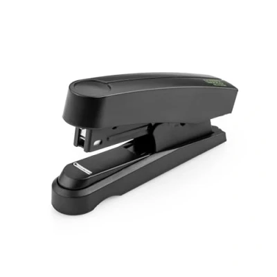 Image de Novus B 10 FC re+new Agrafeuse durable (capacité d&#039;agrafage 20 feuilles, agrafage plat, avec 200 agrafes, appareil entièrement en métal revêtement plastique à 88% de recyclé) noir