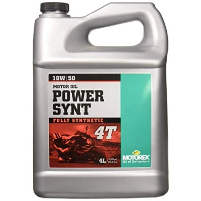 Image de MOTOREX Power Synt 4T Huile moteur 10W50 JASO MA2 API SN/SM/SL 4 l