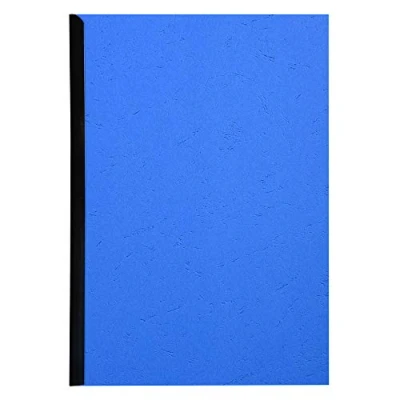 Image de EXACOMPTA Paquet 100 plat de couverture A4 FOREVER, grain cuir 270g, coloris bleu