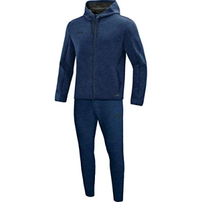 Image de JAKO Ensemble De Jogging Premium Basics à Capuche, Femme, Marine Chiné, 42